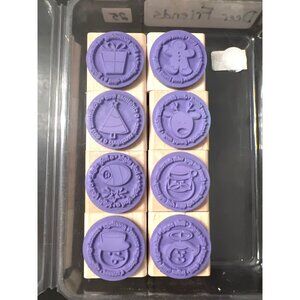 Stampin Up! Deer Friends Wood Monted Rubber Stamp Set New Mounted Holiday